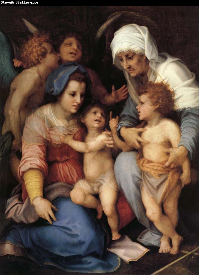 Andrea del Sarto,Andrea d Agnolo di Francesco dit Sainte Famille aux Anges